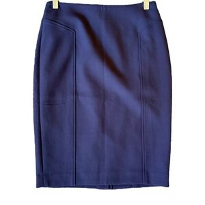 NWT Halogen Purple Pencil Skirt Career Business Office Lined Size 2